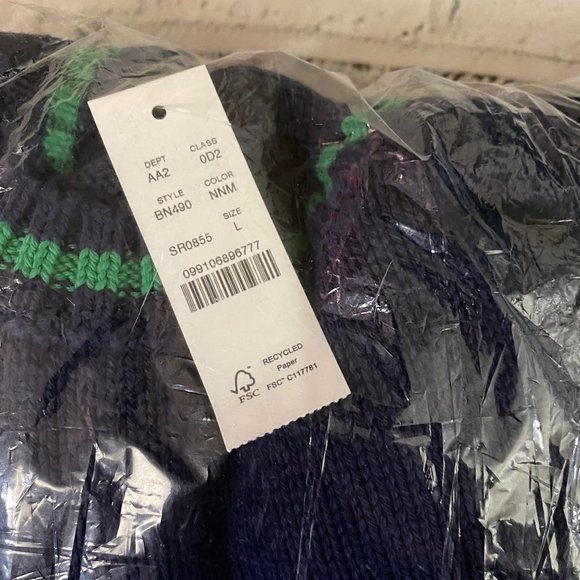 J. Crew Heritage cotton tipped sweater L - Picture 8 of 9